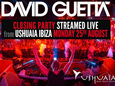 David Guetta, streaming stasera dall'Ushuaia Ibiza