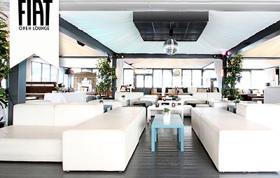 Apre Fiat Open Lounge Temporary Garden Showroom