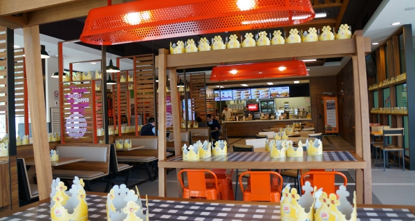 Il Burger King di Roma Tiburtina si rinnova