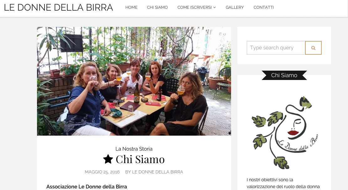 Le Donne della Birra sono online: nasce il nuovo sito dell'associazione