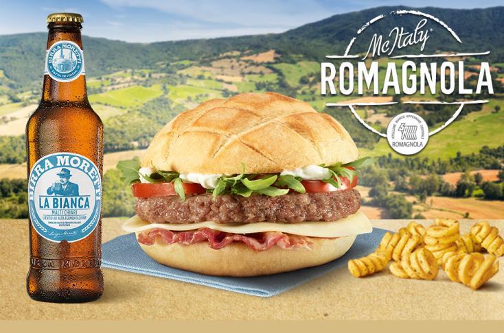 McDonald’s, arriva McItaly Romagnola con vitellone bianco dell’Appennino Igp