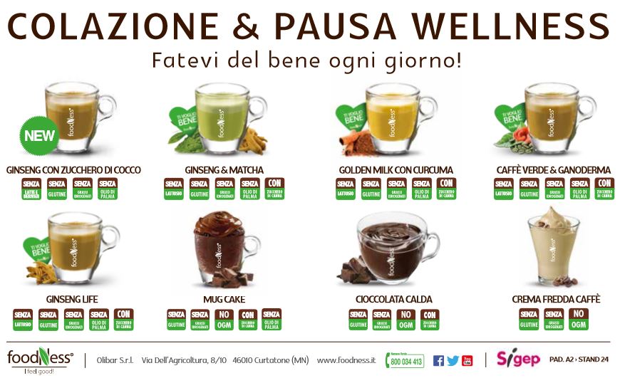 Foodness, nuovi prodotti wellness e tecnologie 2.0 per il canale bar