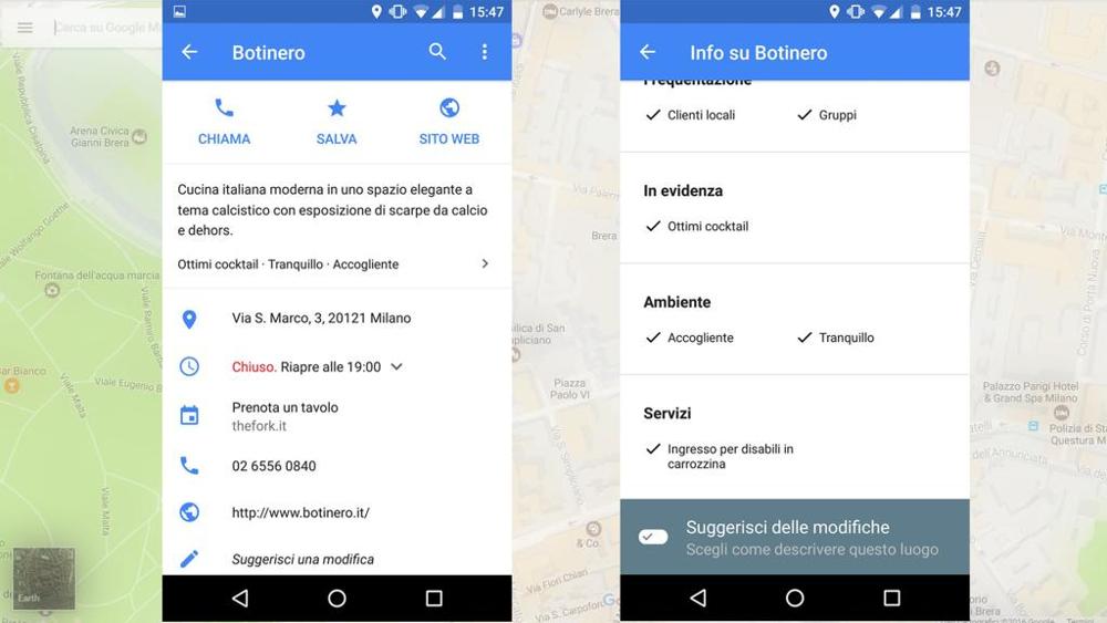 Google Maps segnala ristoranti e bar accessibili ai disabili
