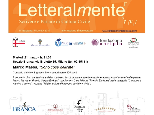 Fratelli Branca partecipa a Letteralmente Festival