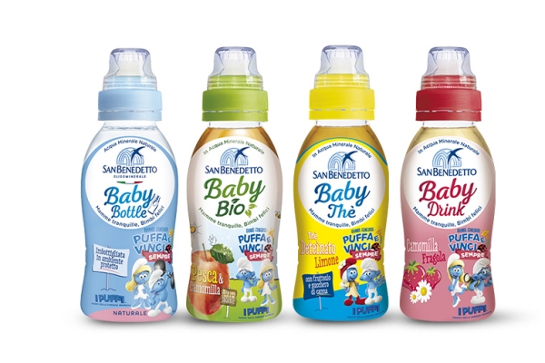 La linea San Benedetto Baby cambia look