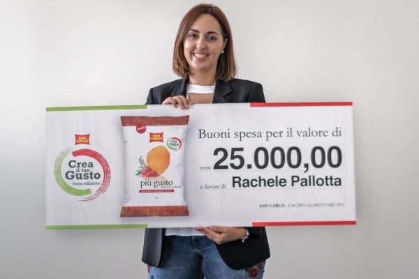 Rachele Pallotta vince il concorso Crea Il Tuo Gusto di San Carlo