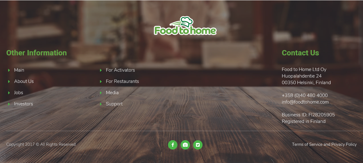 Arriva Food to home, nuova app per cercare ristoranti in tutta Europa
