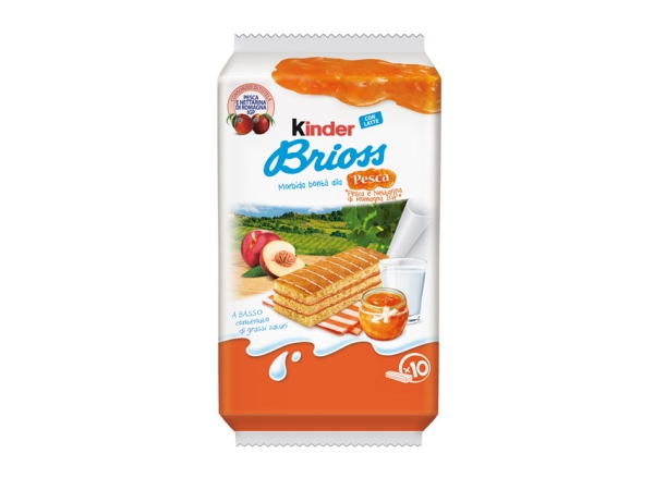 Arriva Kinder Brioss con pesca e nettarina di Romagna IGP