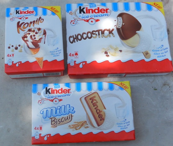 Francia, Ferrero lancia i primi gelati a marchio Kinder
