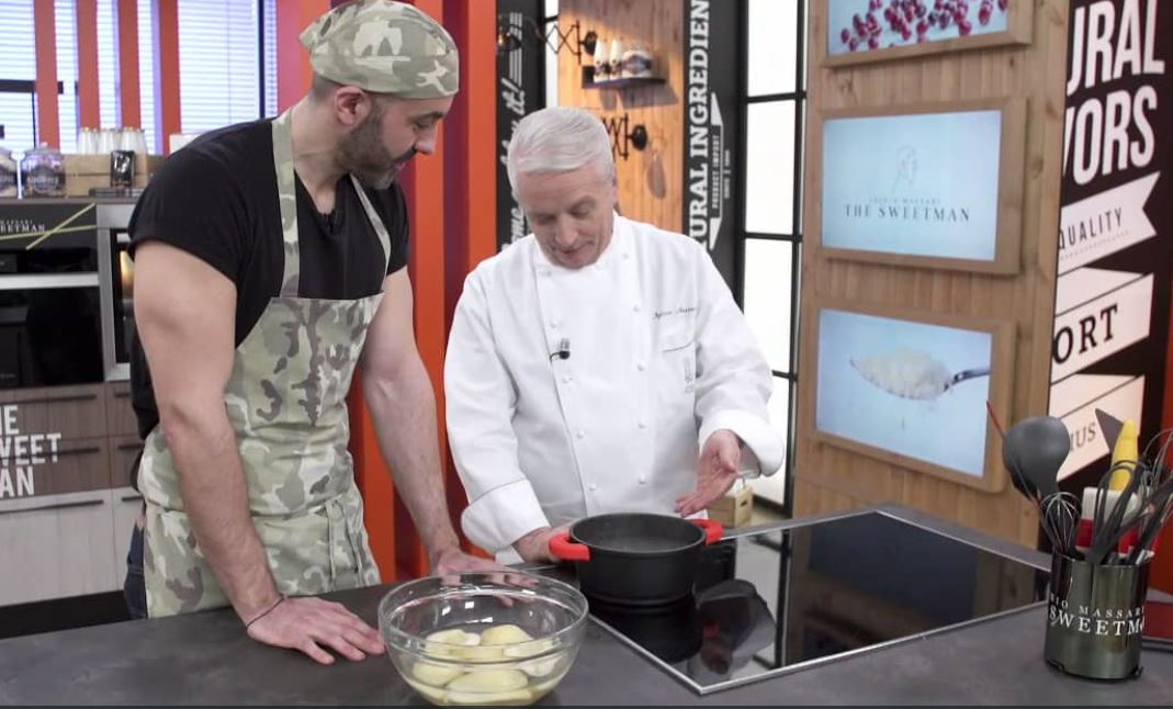 Iginio Massari The Sweetman, una torta Bourdaloue per il Maestro. VIDEO