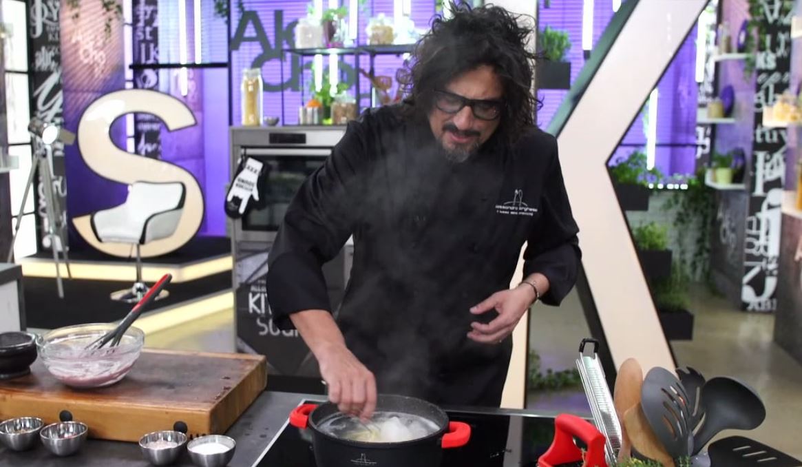 Alessandro Borghese Kitchen Sound, spaghetti alla Chitarra cacio e pepe