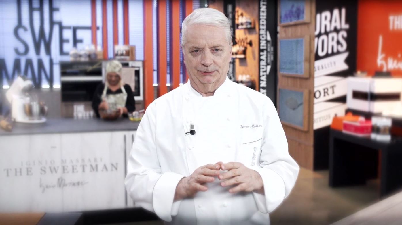 Iginio Massari The Sweetman, la torta cioccolato e crema inglese. VIDEO
