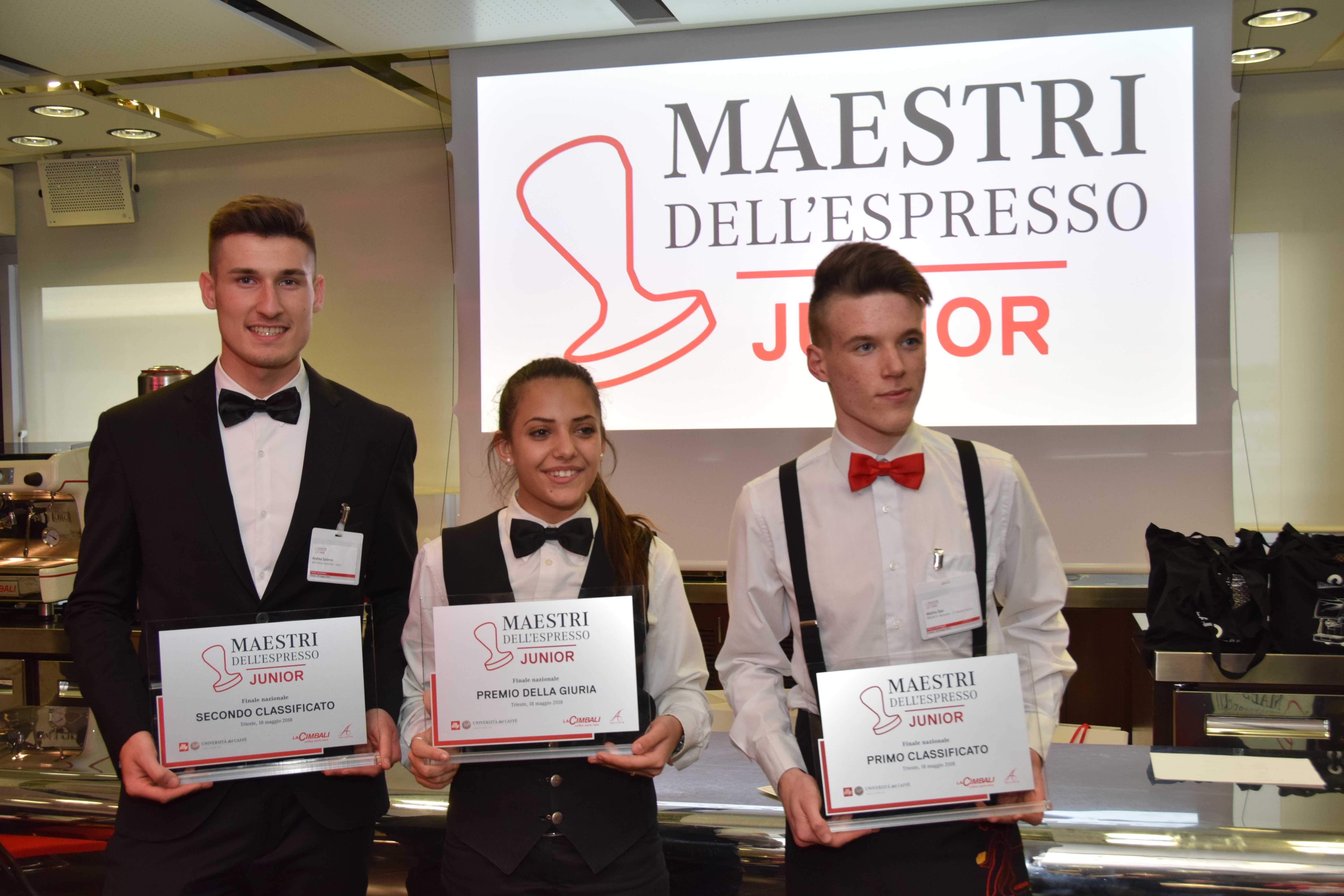 Maestri dell’Espresso Junior:  vince il veneto Mattia Dan