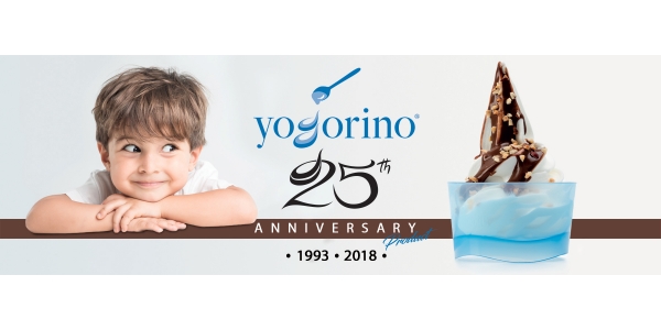 Il frozen yogurt di Yogorino festeggia 25 anni