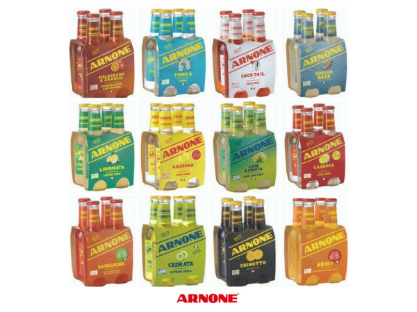 Arnone rinnova il packaging delle sue bibite
