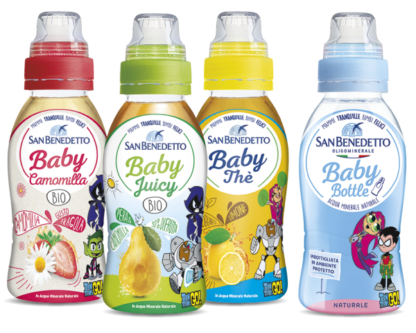 San Benedetto Baby, la gamma che disseta i più piccoli