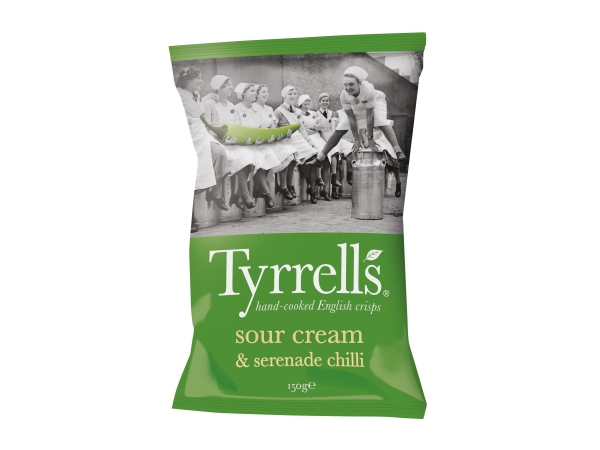Tyrrells Sour Cream e Chili: la nuova idea di patatina