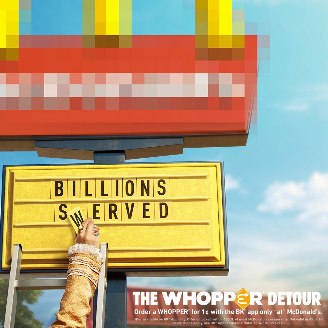 La provocazione di Burger King: invita i clienti ad andare da McDonald’s!