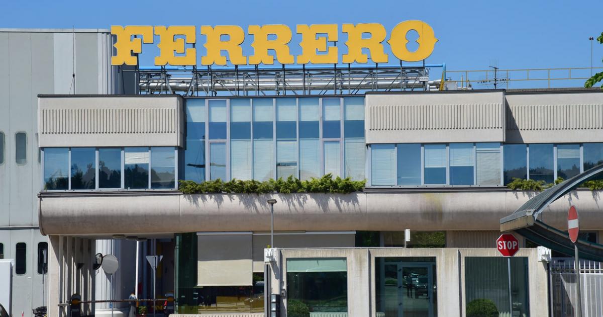 Ferrero, in crescita i fatturati delle società italiane