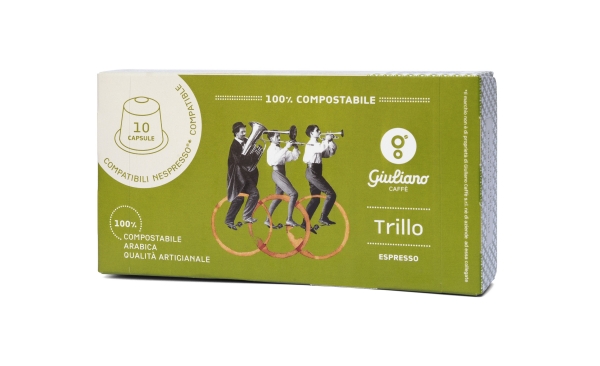 Giuliano Caffè presenta Trillo, la capsula 100% compostabile