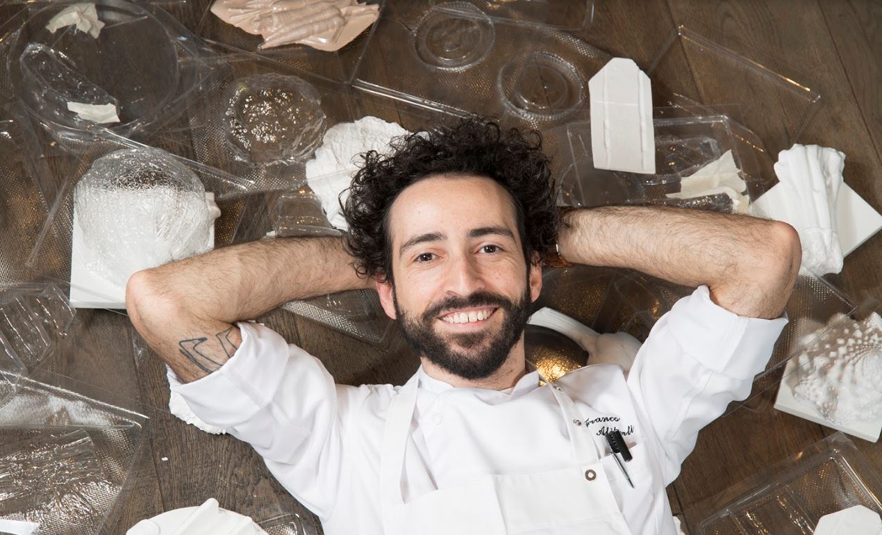Franco Aliberti primo chef a realizzare una collezione di piatti/scultura