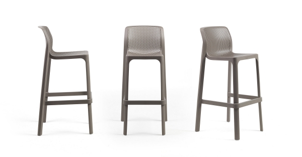 Net Stool, il nuovo sgabello della collezione Net di Nardi