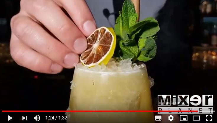 Winnie, il Mojito di Mattia Corbella di Edit Torino dissetante e solare