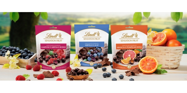 La passione per il cioccolato anche d'estate: Lindt presenta i Sensation Fruit