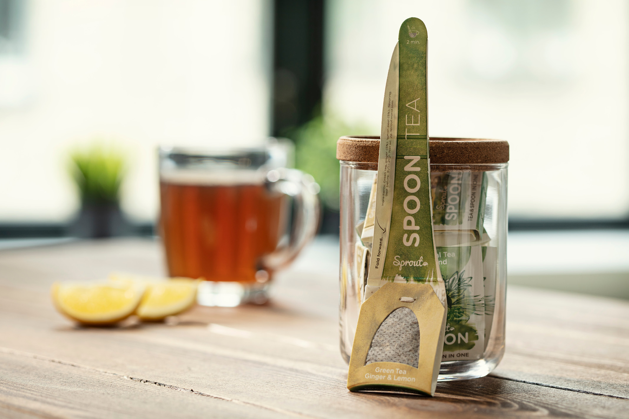 Arriva il cucchiaino plastic free con bustina del tè integrata