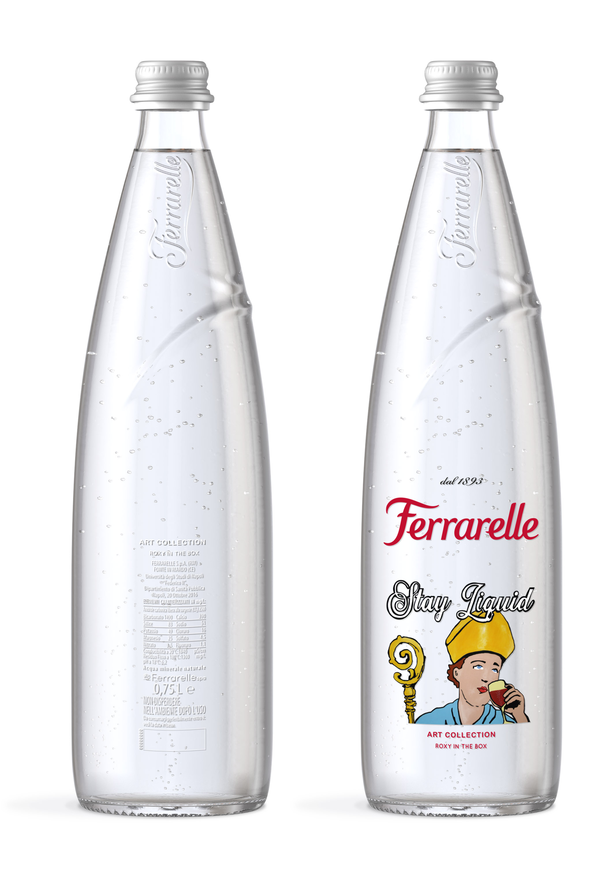 Ferrarelle Art Collection, online le esclusive bottiglie limited edition