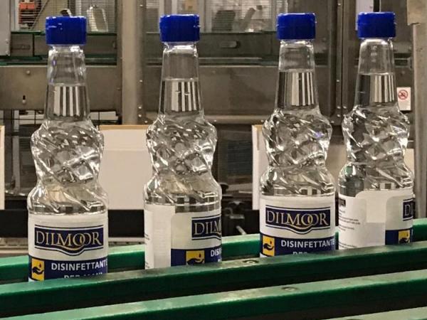 Dilmoor dona oltre 12.000 bottiglie di soluzione alcolica per l'igiene delle mani