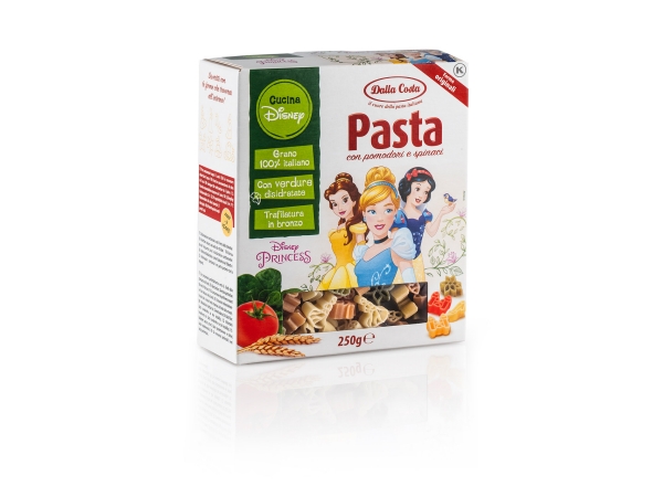 Princess, la pasta ispirata a Cinderella di Pastificio Dalla Costa