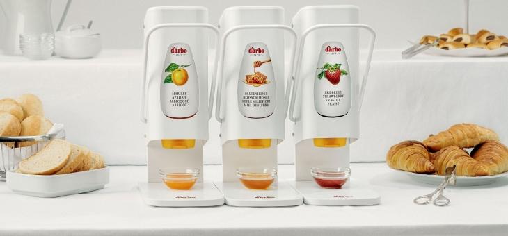 Nuovi dispenser Darbo, innovazione sul buffet della colazione