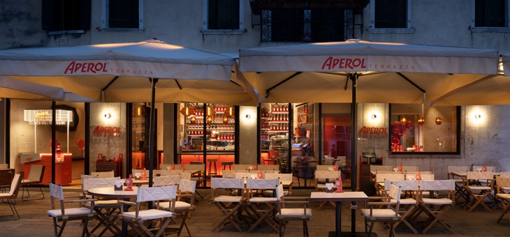 Inaugurata a Venezia la nuova Terrazza Aperol