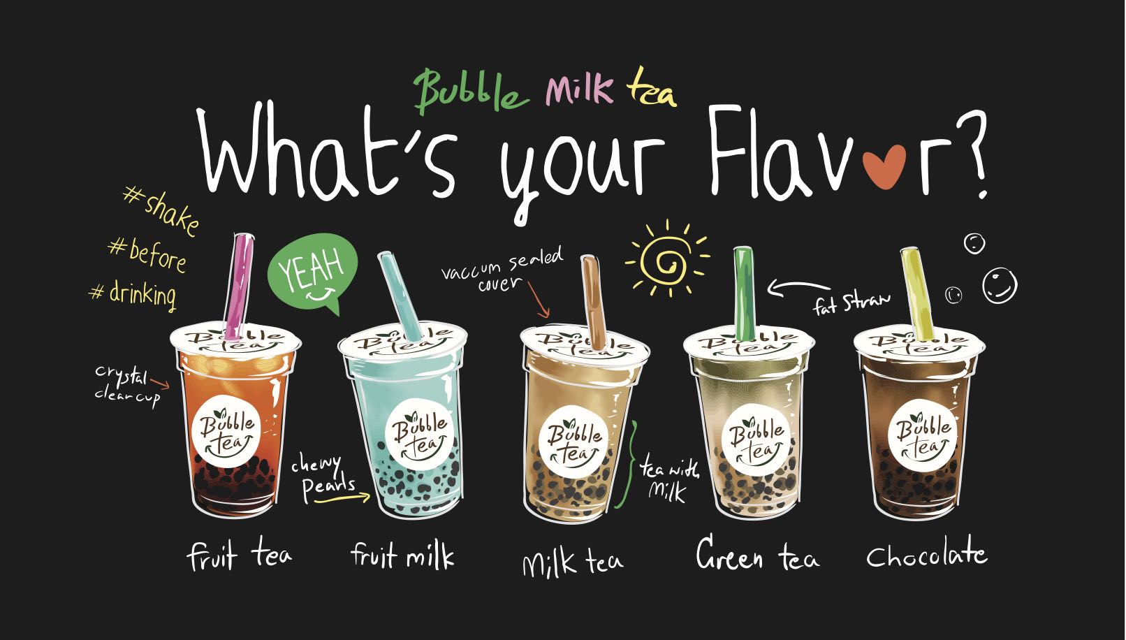 Bubble Tea: Caramel Latte Macchiato e Fruit Tea i drink più amati