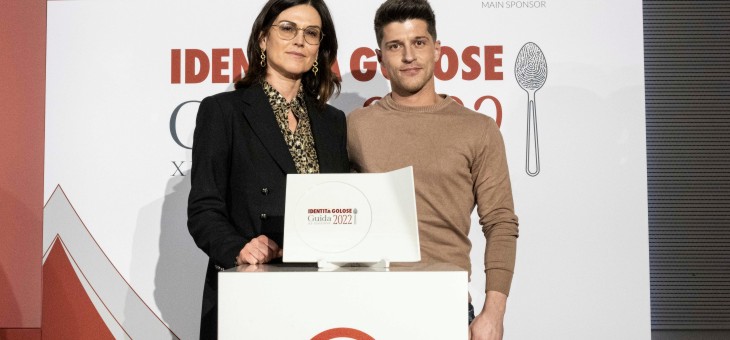 Davide Boglioli premiato dalla Guida di Identità Golose 2022